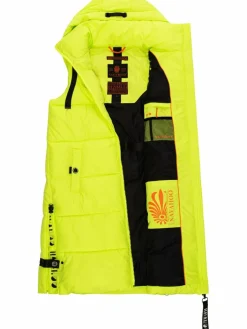 Navahoo Jacken & Westen*Damen Steppweste - Schnuffelchen grün uni