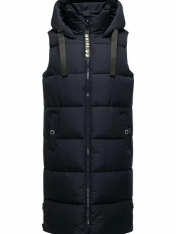 Navahoo Jacken & Westen*Damen Steppweste - Schnuffelchen marine uni