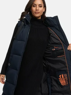 Navahoo Jacken & Westen*Damen Steppweste - Schnuffelchen marine uni