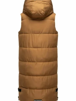 Navahoo Jacken & Westen*Damen Steppweste - Schnuffelchen camel uni