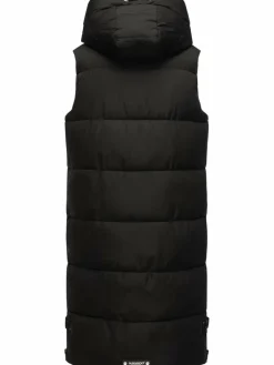 Navahoo Jacken & Westen*Damen Steppweste - Schnuffelchen schwarz uni