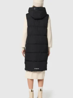 Navahoo Jacken & Westen*Damen Steppweste - Schnuffelchen schwarz uni