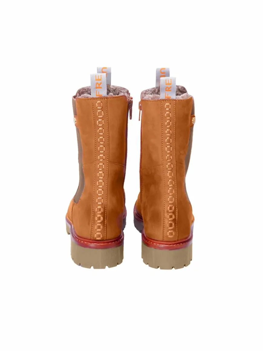 FREUDE Boots & Stiefeletten*Damen Stiefelette - BIJOU cognac uni