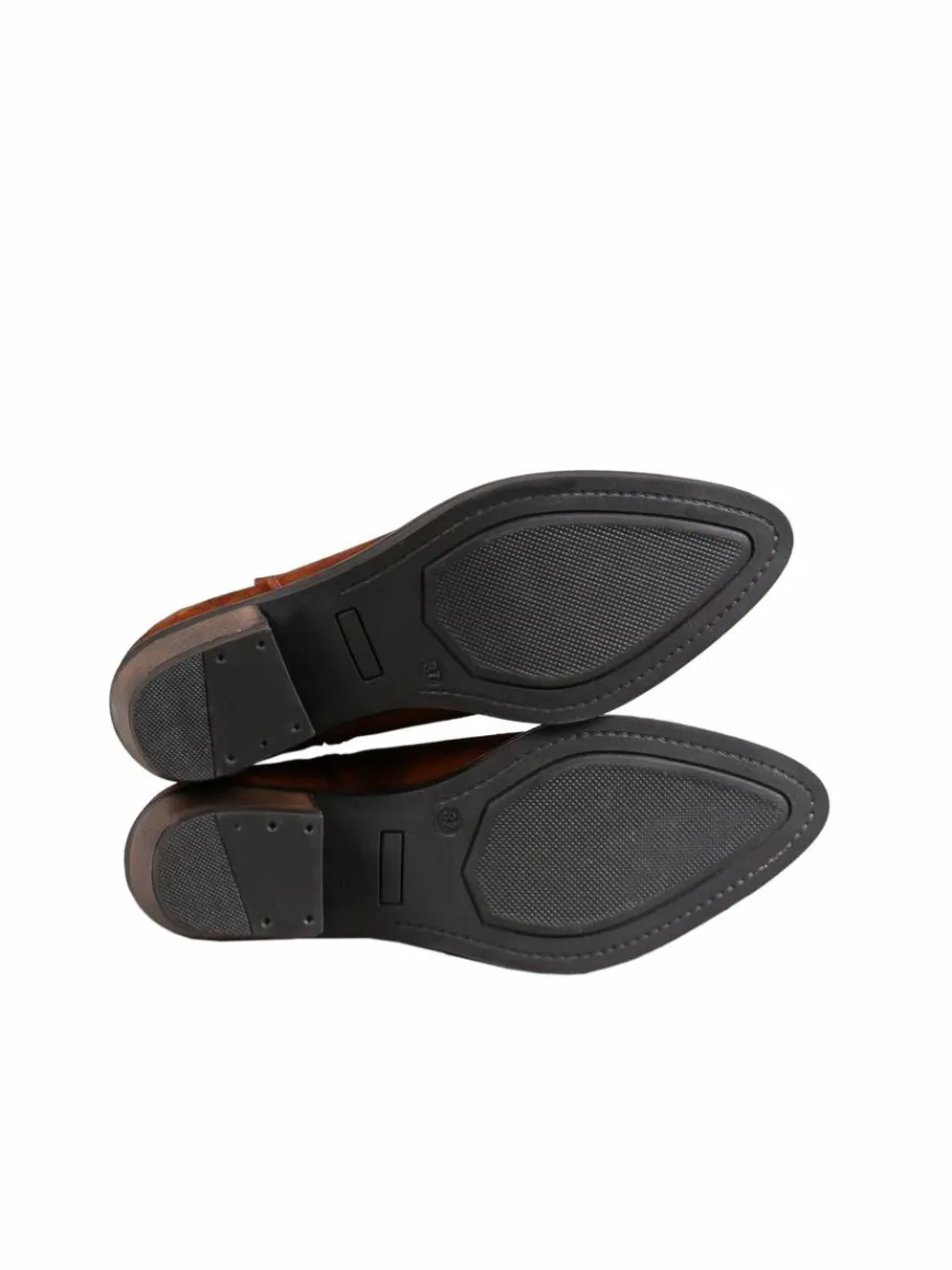 Apple of Eden Boots & Stiefeletten*Damen Stiefelette - EVIE cognac uni