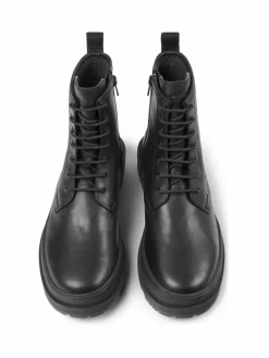 Camper Boots & Stiefeletten*Damen Stiefeletten - Brutus Trek schwarz uni