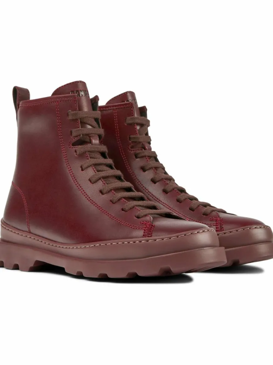 Camper Boots & Stiefeletten*Damen Stiefeletten - Brutus bordeaux uni