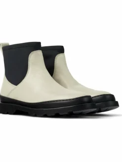 Camper Boots & Stiefeletten*Damen Stiefeletten - Brutus ecru uni