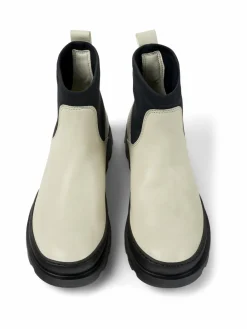 Camper Boots & Stiefeletten*Damen Stiefeletten - Brutus ecru uni