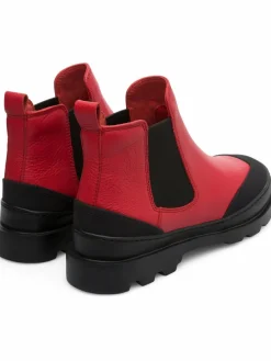 Camper Boots & Stiefeletten*Damen Stiefeletten - Brutus rot uni