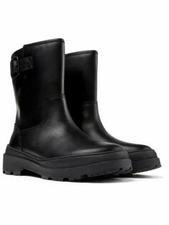 Camper Stiefel*Damen Stiefeletten - Brutus Trek schwarz uni