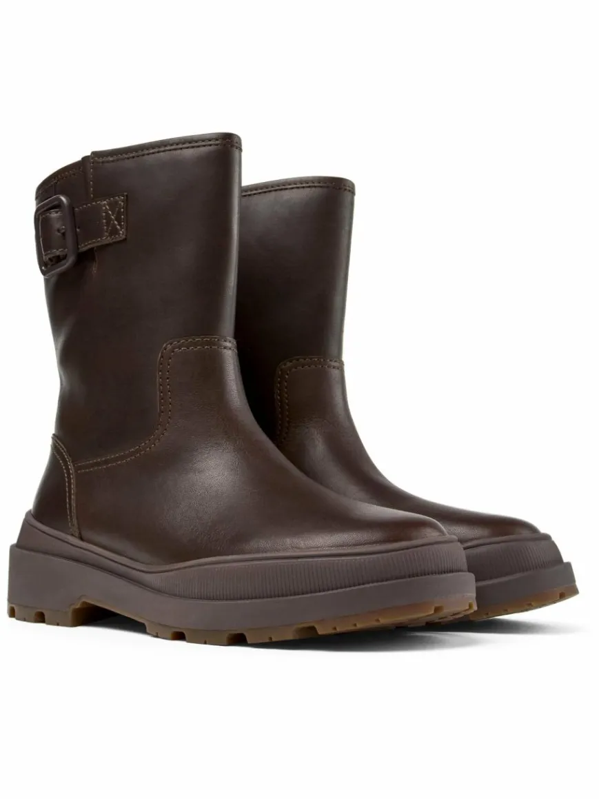 Camper Stiefel*Damen Stiefeletten - Brutus Trek braun uni