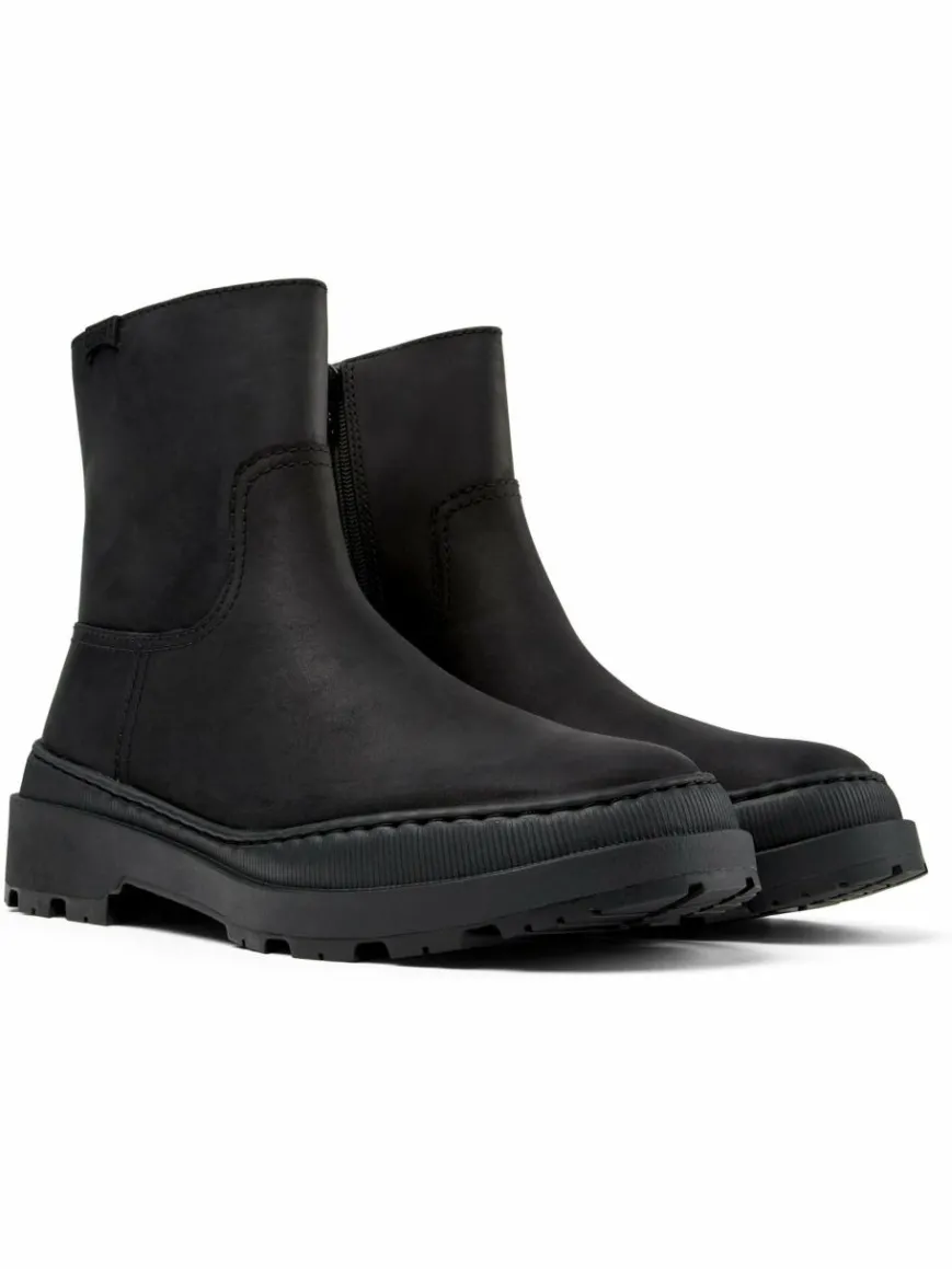 Camper Boots & Stiefeletten*Damen Stiefeletten - Brutus Trek schwarz uni