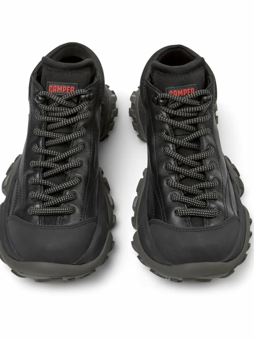 Camper Boots & Stiefeletten*Damen Stiefeletten - Karst Trek schwarz uni