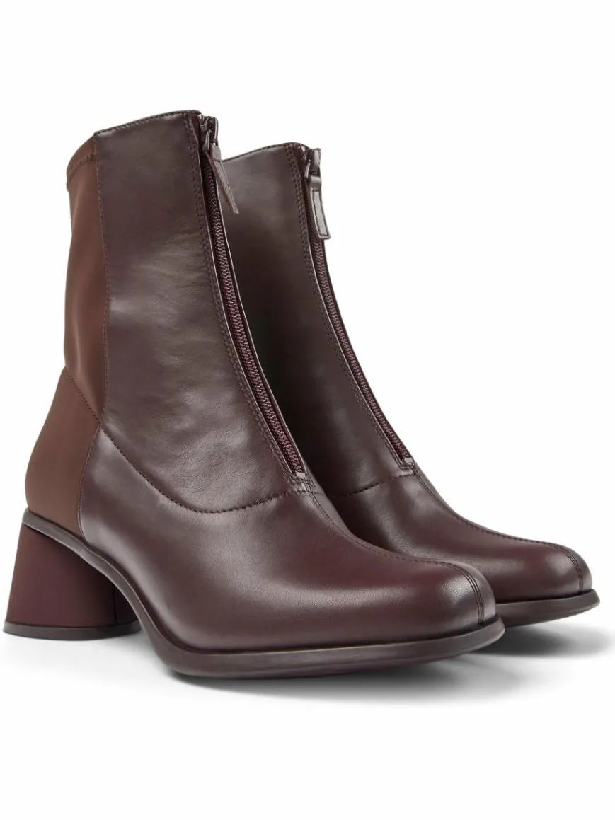 Camper Boots & Stiefeletten*Damen Stiefeletten - Kiara bordeaux uni