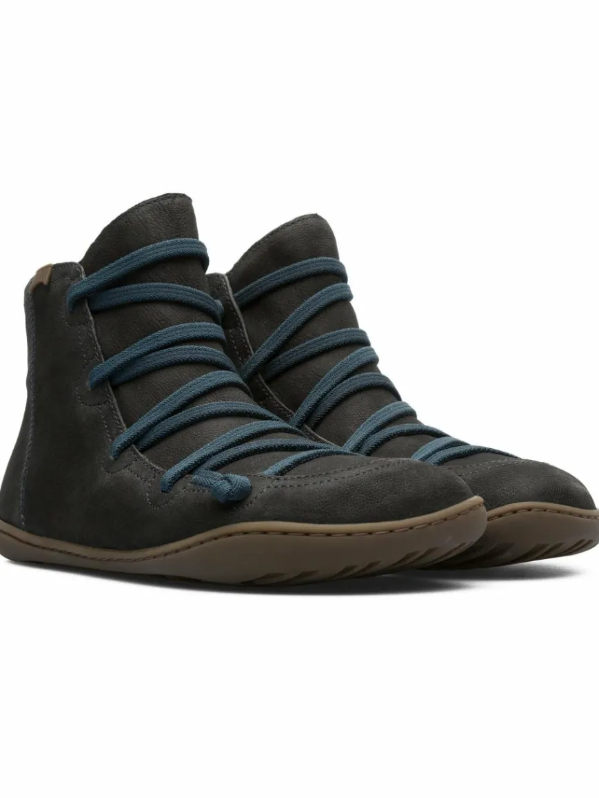 Camper Stiefel*Damen Stiefeletten - Peu schwarz uni