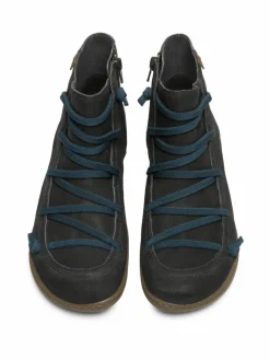 Camper Stiefel*Damen Stiefeletten - Peu schwarz uni