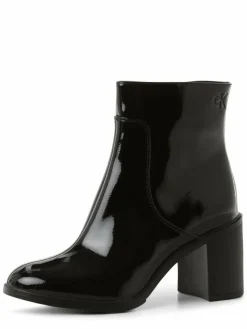 Calvin Klein Jeans Boots & Stiefeletten*Damen Stiefeletten mit Leder-Anteil schwarz uni