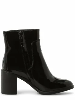 Calvin Klein Jeans Boots & Stiefeletten*Damen Stiefeletten mit Leder-Anteil schwarz uni