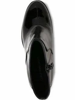 Calvin Klein Jeans Boots & Stiefeletten*Damen Stiefeletten mit Leder-Anteil schwarz uni