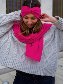 Fraas Mützen & Hüte*Damen Stirnband pink uni