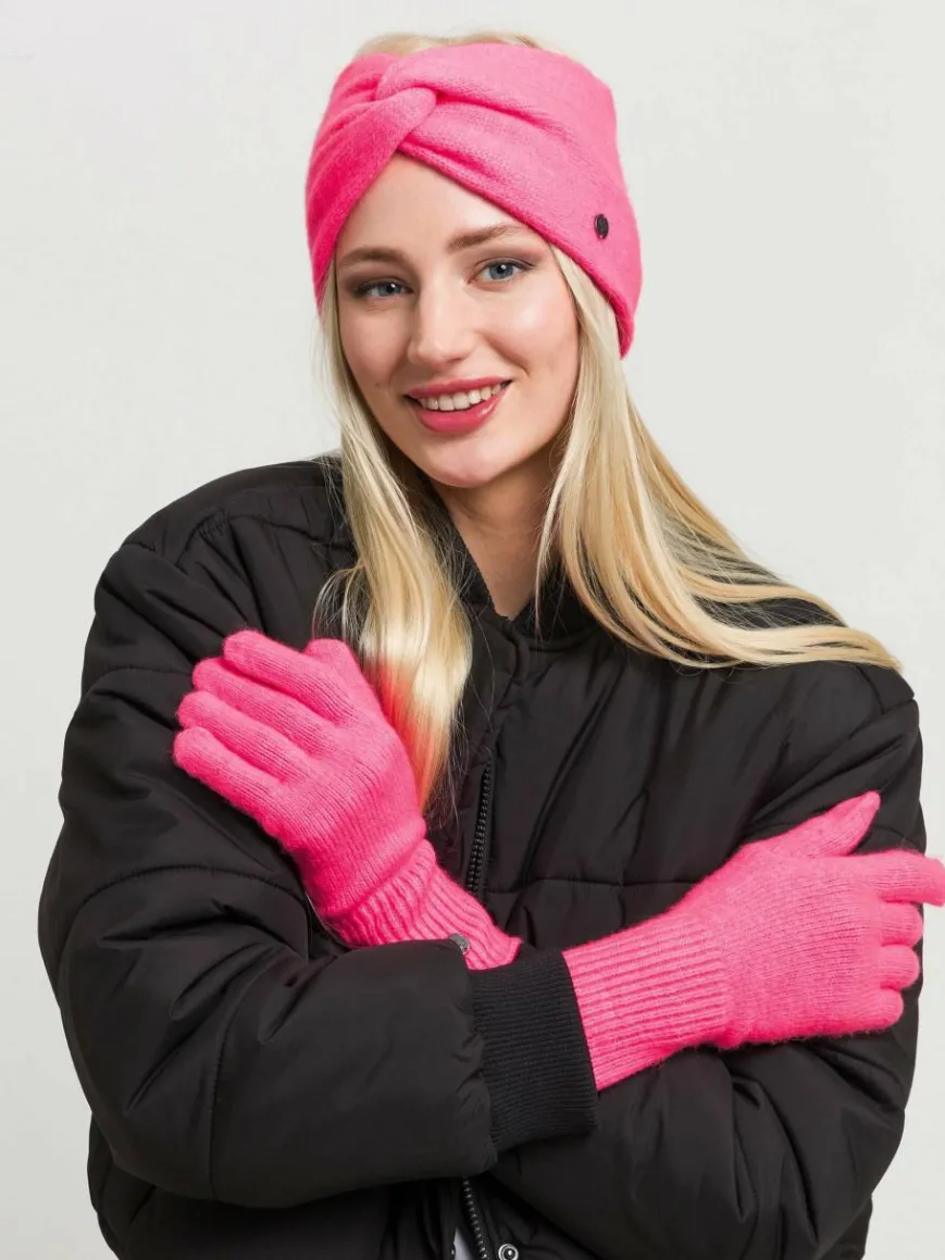 Fraas Mützen & Hüte*Damen Stirnband pink uni