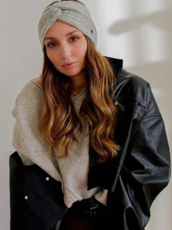 Fraas Mützen & Hüte*Damen Stirnband silber uni