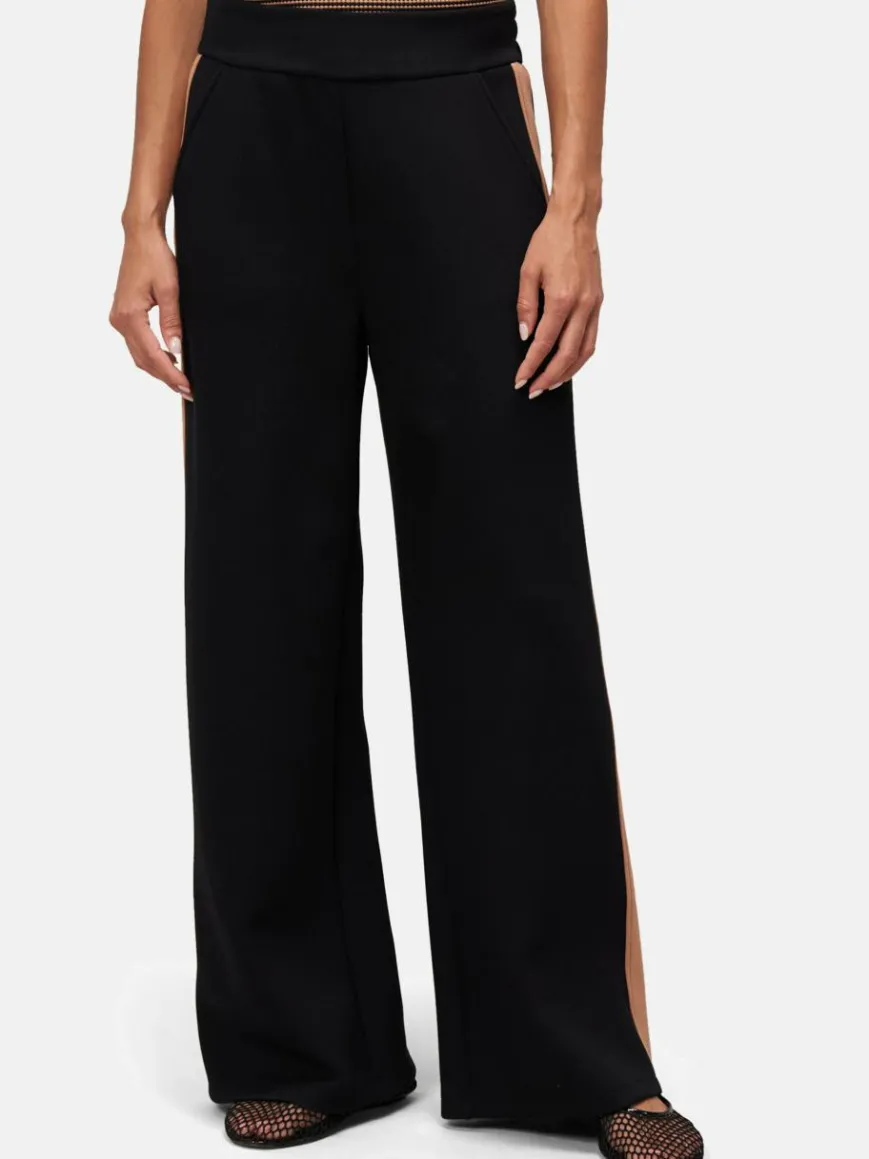 zero Hosen*Damen Stoffhose schwarz uni