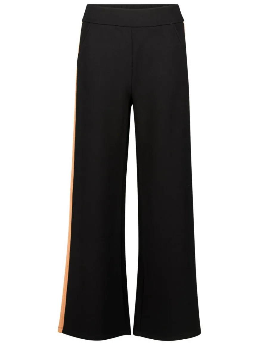 zero Hosen*Damen Stoffhose schwarz uni