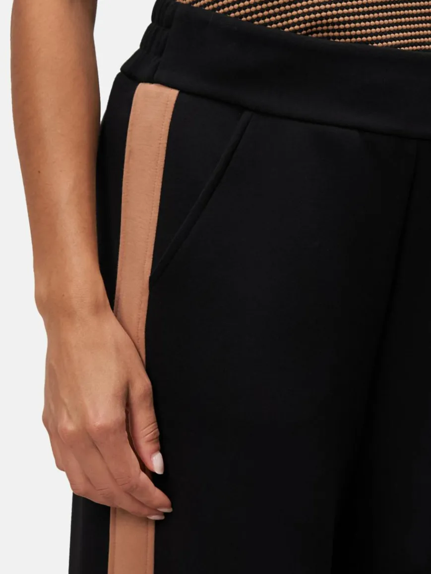 zero Hosen*Damen Stoffhose schwarz uni