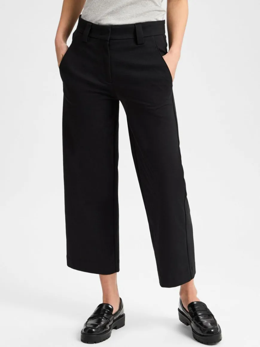 Marc O'Polo Hosen*Damen Stoffhose schwarz uni