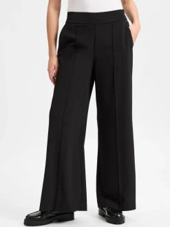 comma Hosen*Damen Stoffhose schwarz uni