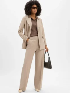 Marie Lund Hosen*Damen Stoffhose melange meliert