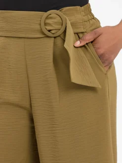 zero Hosen*Damen Stoffhose khaki uni