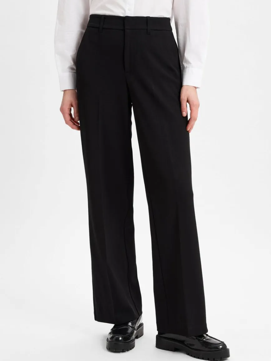 s.Oliver Hosen*Damen Stoffhose schwarz uni