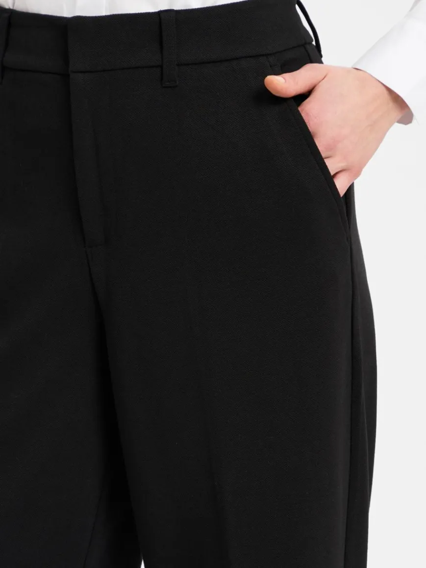 s.Oliver Hosen*Damen Stoffhose schwarz uni