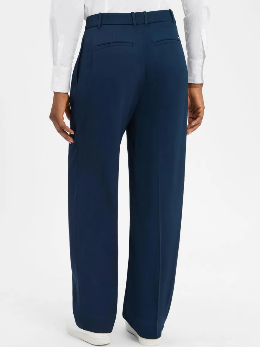 Tommy Hilfiger Hosen*Damen Stoffhose marine uni