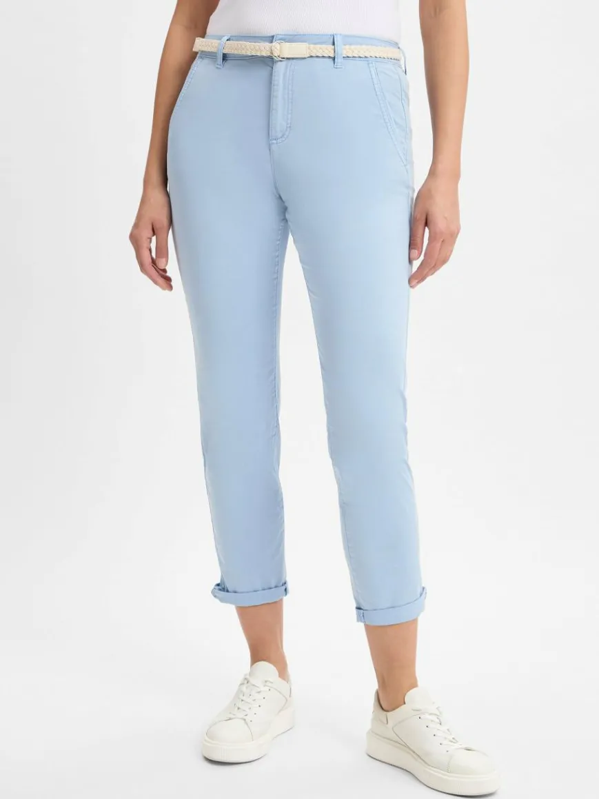 s.Oliver Hosen*Damen Stoffhose - Chino hellblau uni