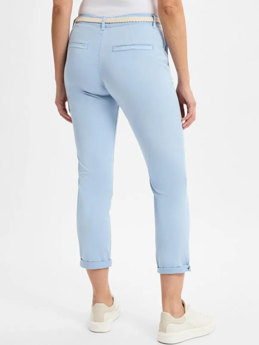 s.Oliver Hosen*Damen Stoffhose - Chino hellblau uni