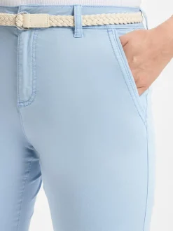 s.Oliver Hosen*Damen Stoffhose - Chino hellblau uni