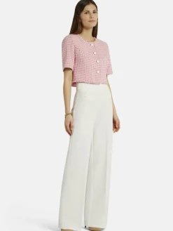 Nicowa Hosen*Damen Stoffhose - COREANA weiß uni