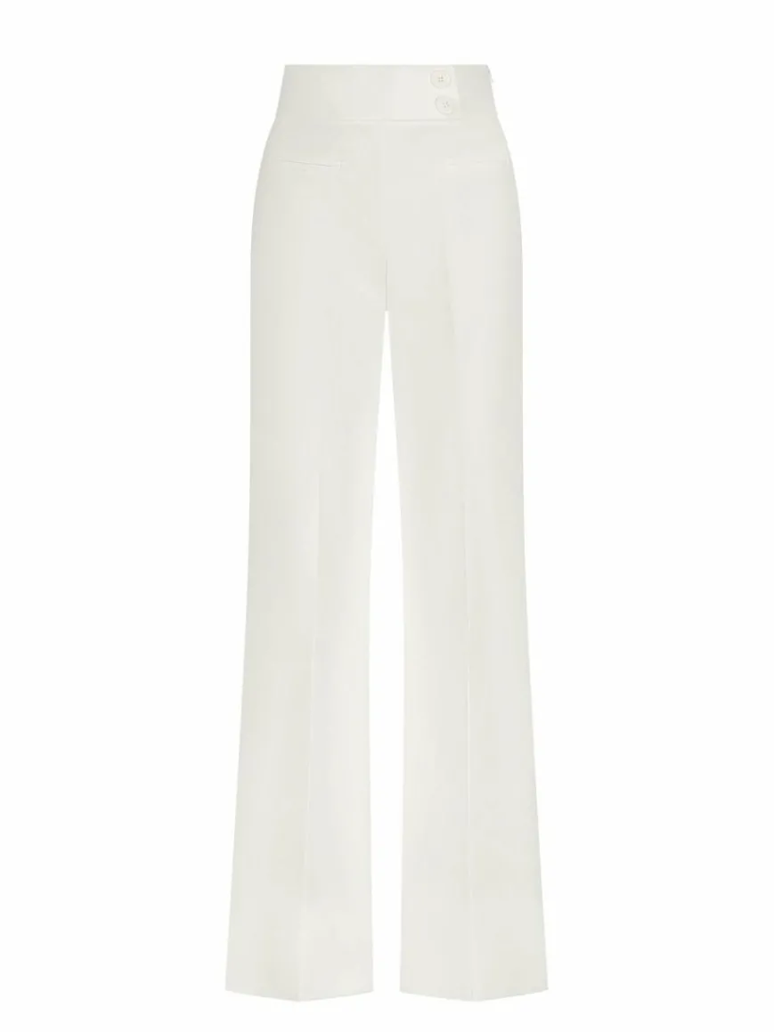 Nicowa Hosen*Damen Stoffhose - COREANA weiß uni