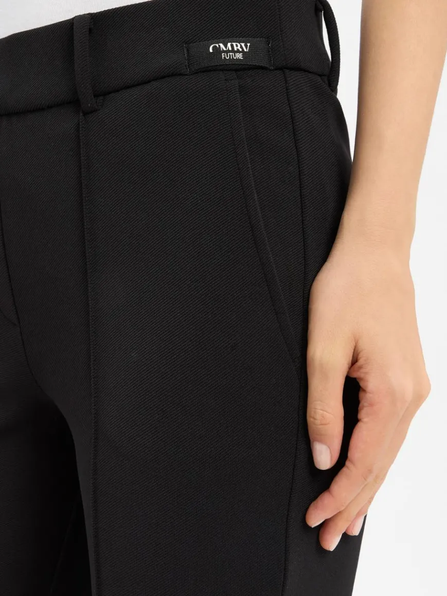 Cambio Hosen*Damen Stoffhose - Francoise schwarz uni