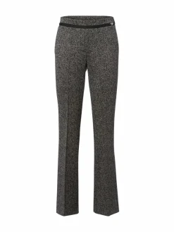 Cambio Hosen*Damen Stoffhose - Francoise schwarz weiß gemustert