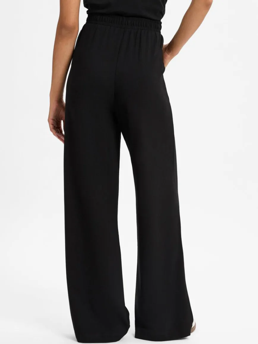 ARMEDANGELS Hosen*Damen Stoffhose - Himaari schwarz uni