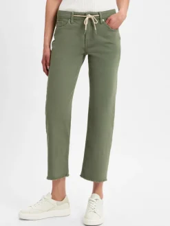 s.Oliver Jeans|Hosen*Damen Stoffhose - Karolin oliv uni