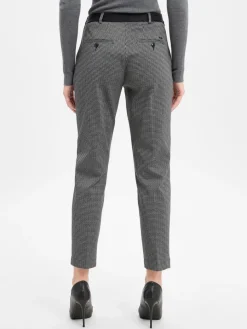 BRAX Hosen*Damen Stoffhose - Maron S schwarz grau kariert