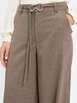 mbyM Hosen*Damen Stoffhose - Moniq melange meliert