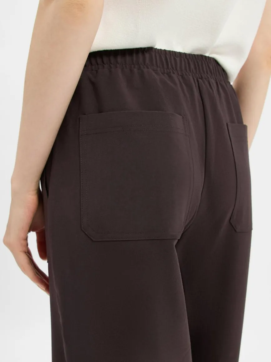 Opus Hosen*Damen Stoffhose - Myha barrel city schoko uni