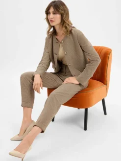 JOOP! Hosen*Damen Stoffhose - Panthea beige braun kariert