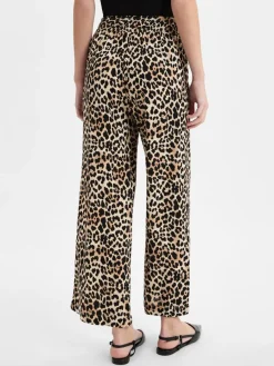 soyaconcept® Hosen*Damen Stoffhose - Pietta beige schwarz gemustert